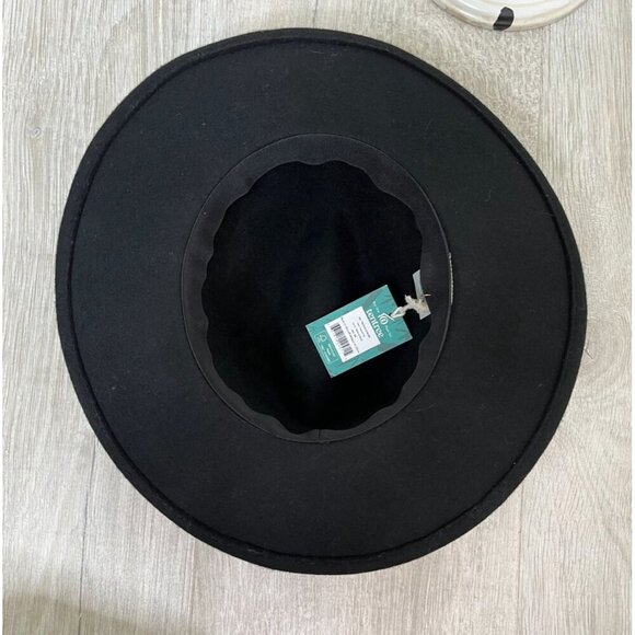 Tentree Recycled Wool Wide Brim Felt Hat NWT Meteorite Black Small - Picture 8 of 13